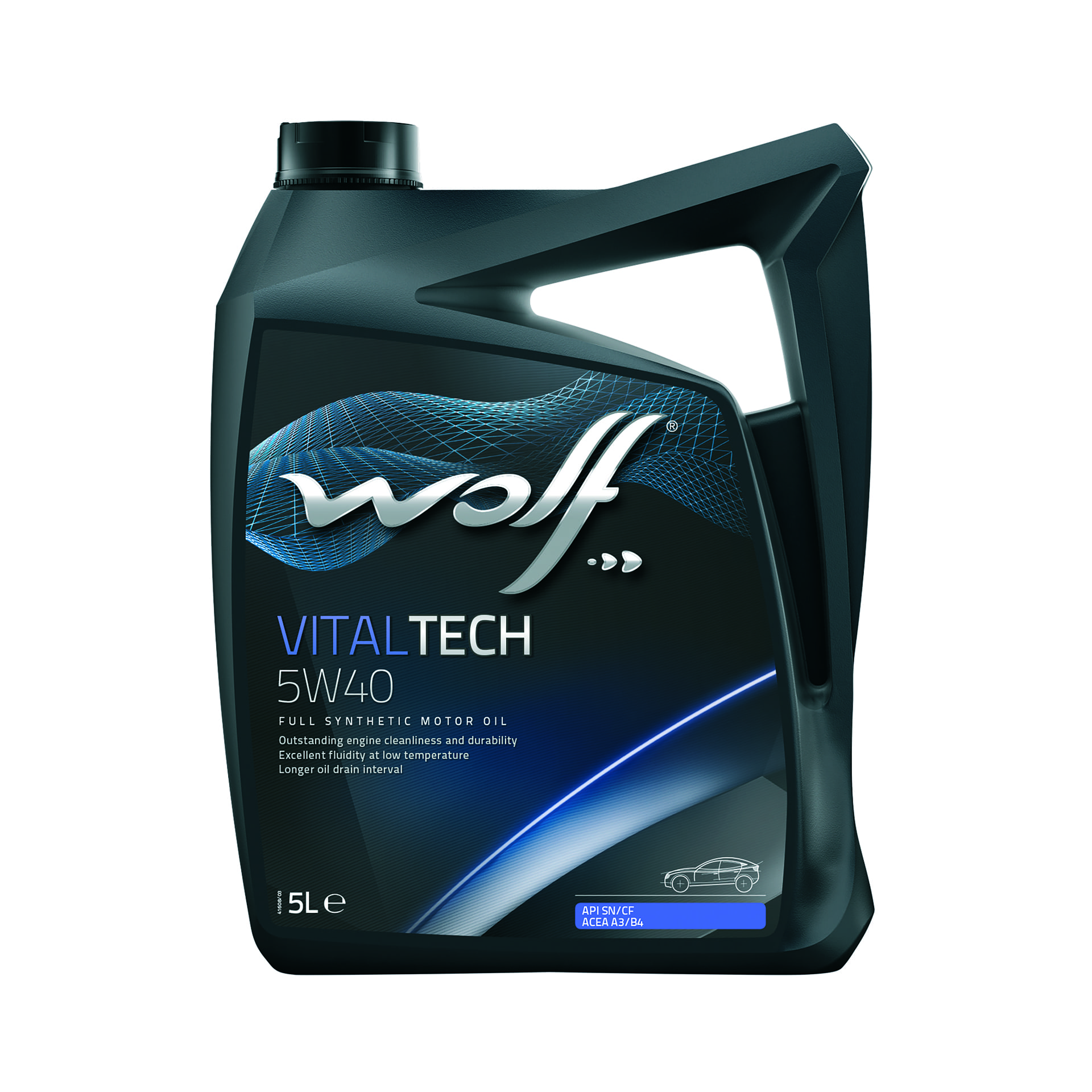 Олива моторна WOLF VITALTECH 5W40 5 л